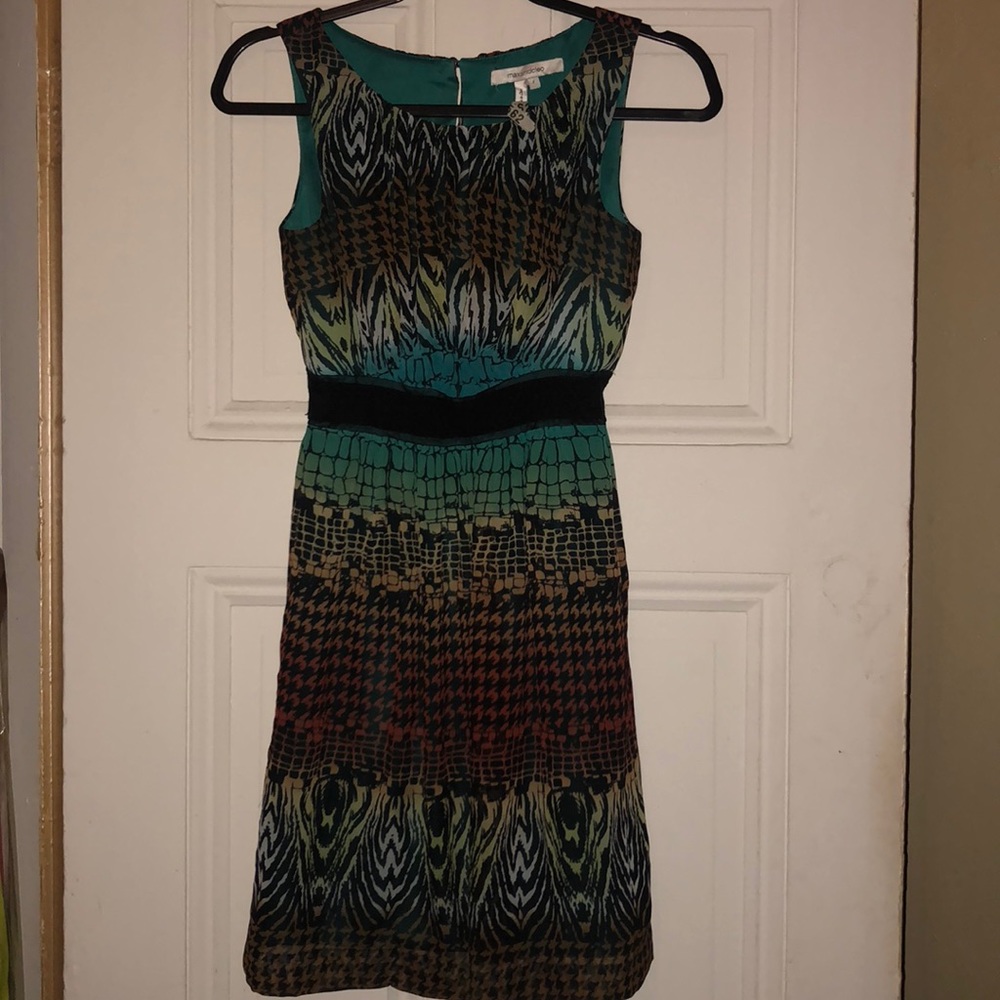 Beautiful Max & Cleo multi-colored dress